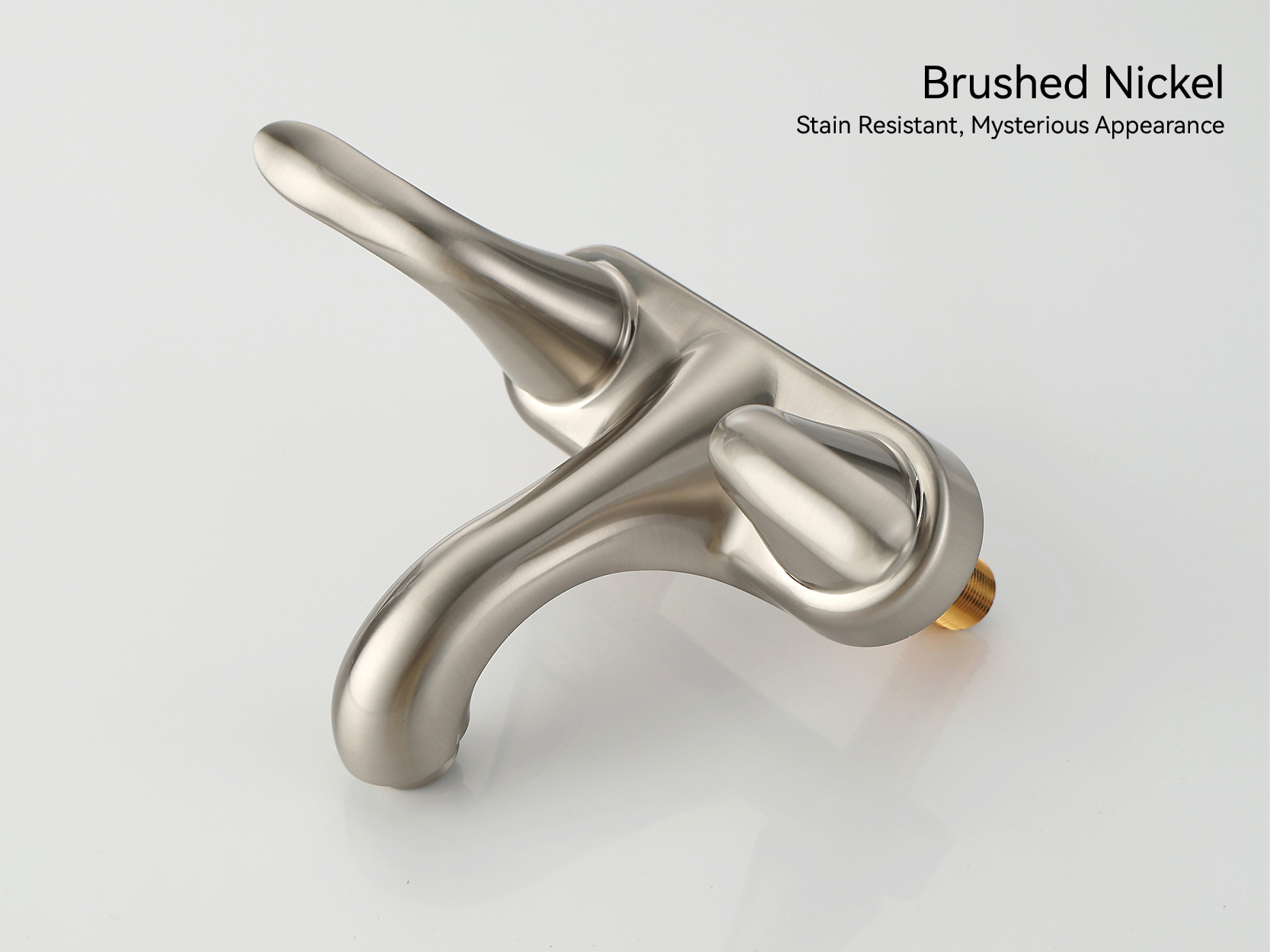 صنبور الحمام النحاسي المصقول