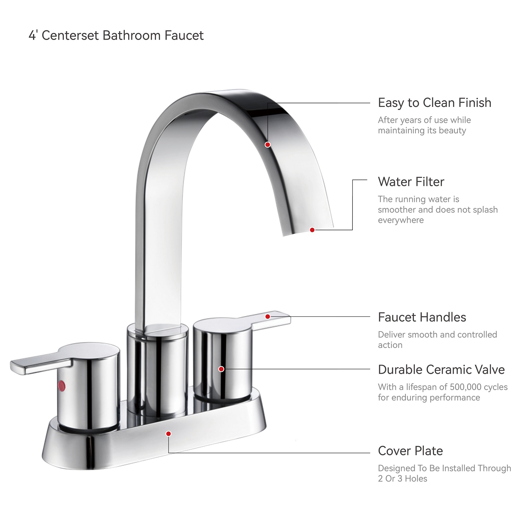 Sly Chrome Modern Best Bathroom Faucets Washbasin