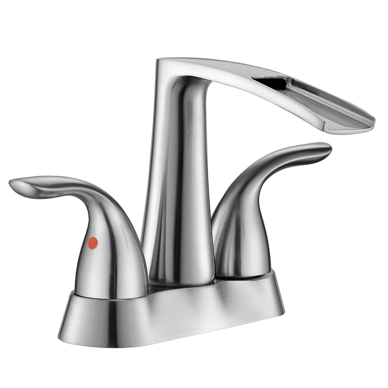 Samliyu Matte Black Basin Sink Faucets الحمام الساخن الماء البارد الخلاط الصنبور 4 بوصة الحمام صنبور
