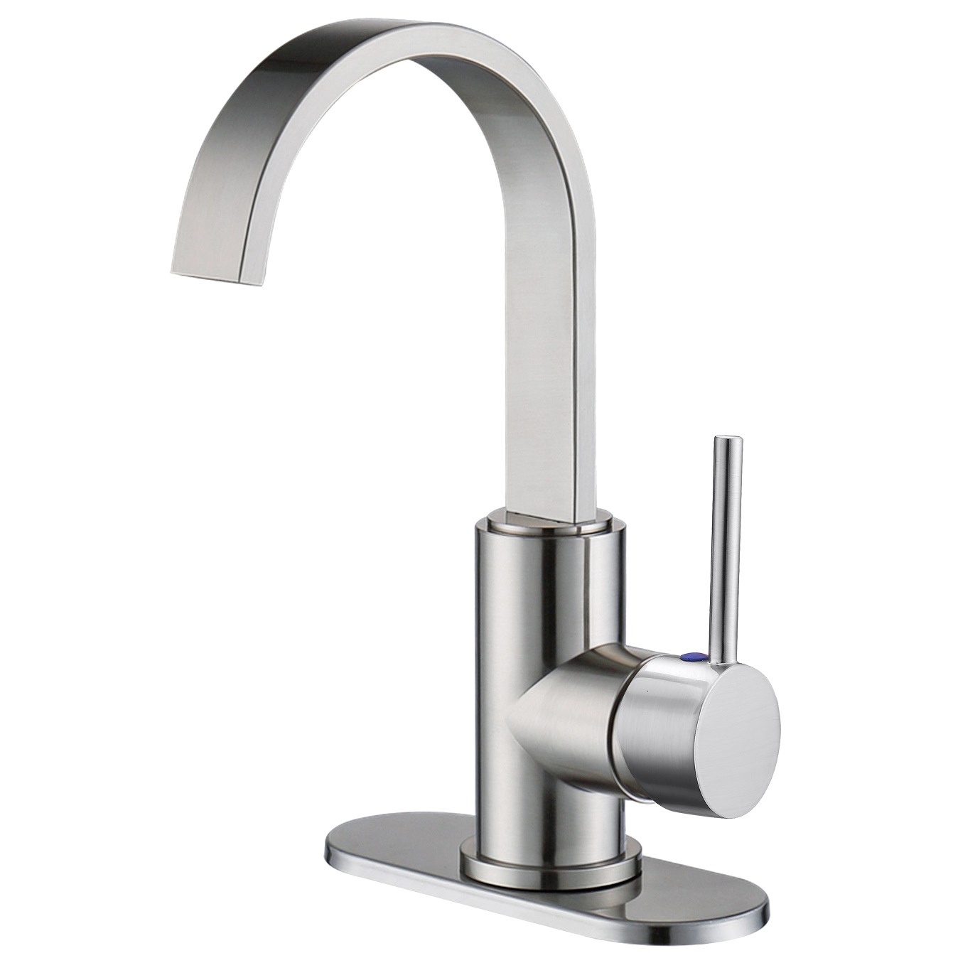 Sly البلاستيك غير لامع أسود الفولاذ المقاوم للصدأ الخلاط خلاط حوض جولة الصنبور لصنابير الحمام حوض الحمام