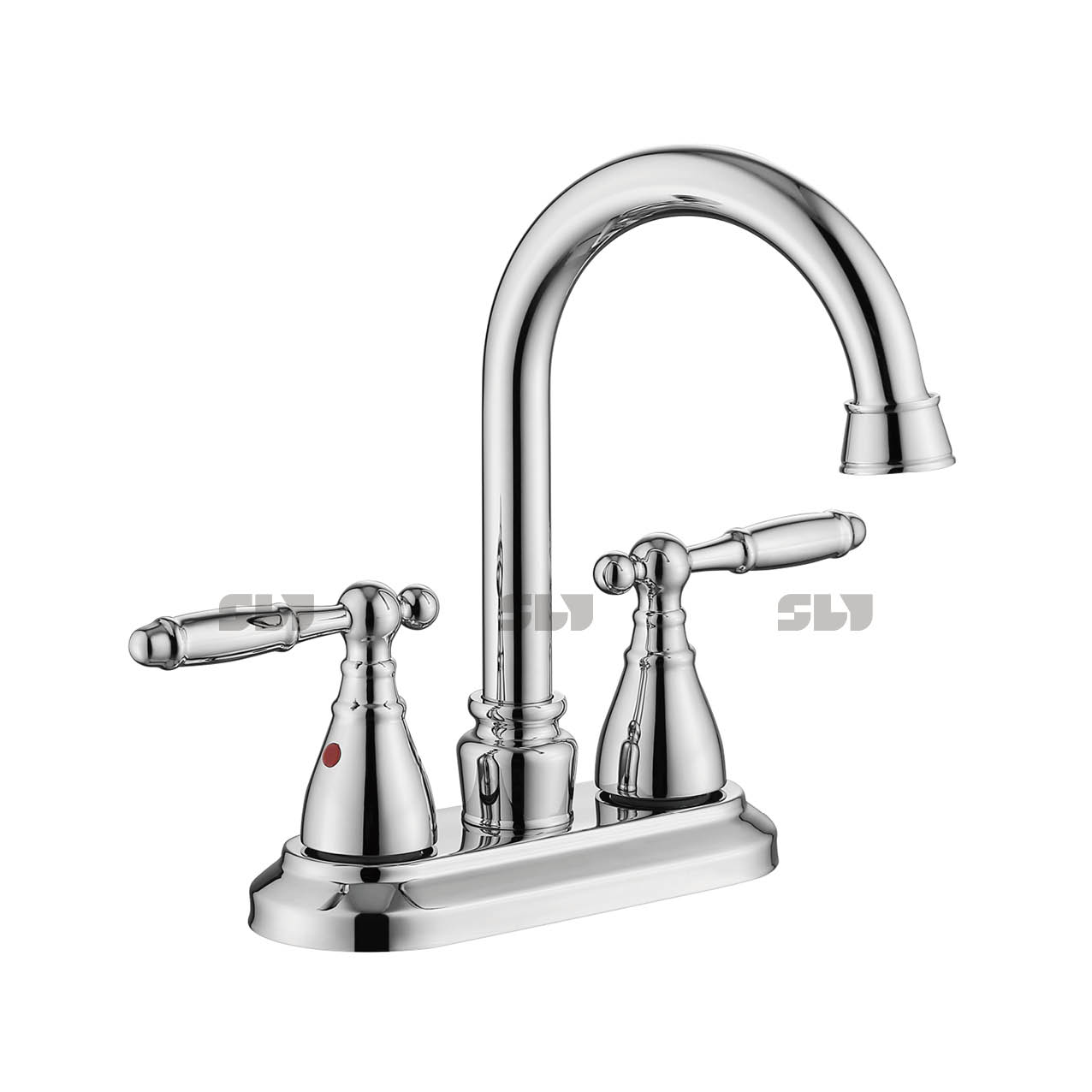 Sly High Arc Bathrate Deck Huck Faucet