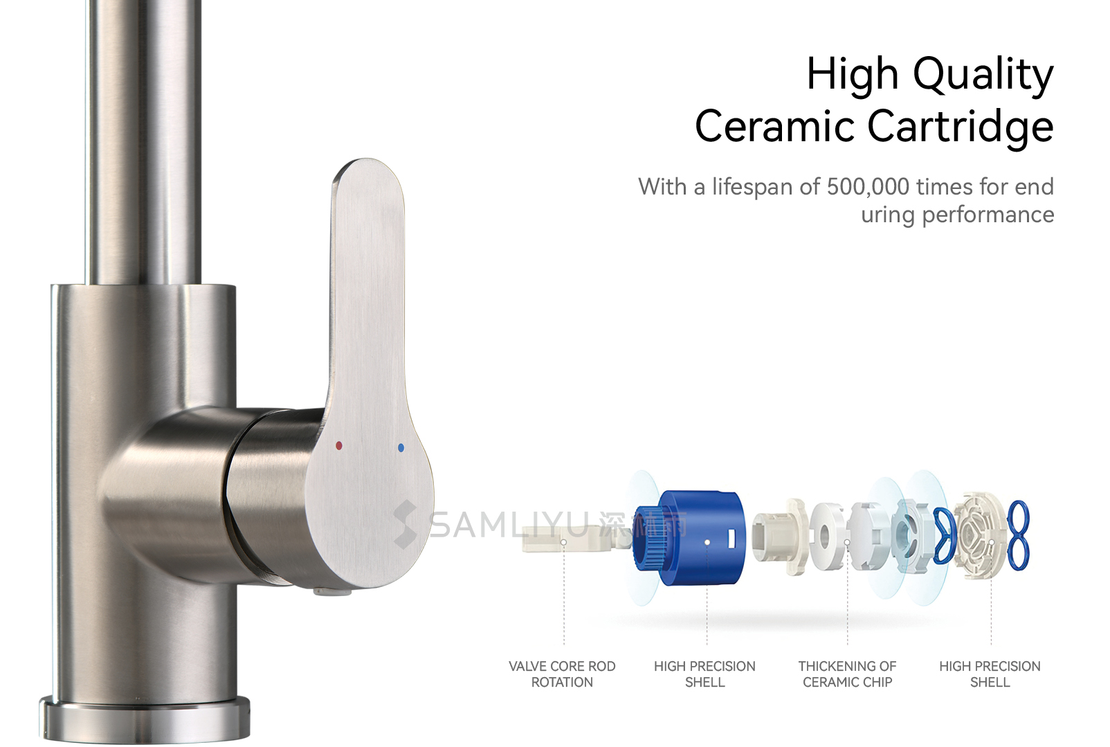 صنابير المطبخ ذات الطراز الحديث الجديد