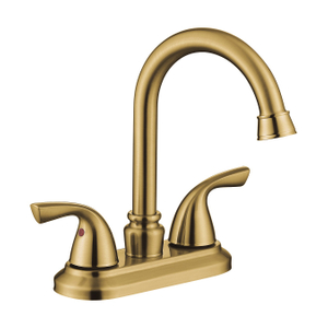 Sly Luxury Dual Basin 2 مقبض الحمام صنبور بالذهب بالذهب