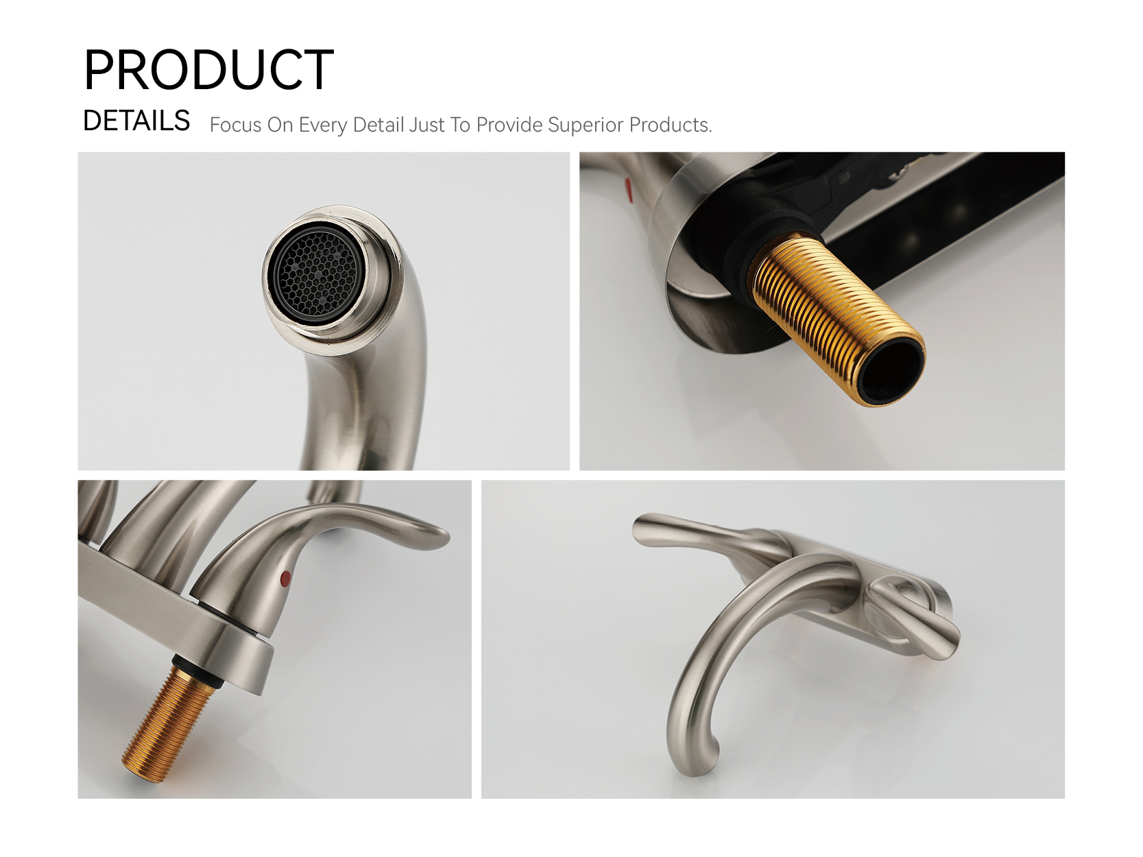 صنبور الحمام من النيكل المصقول