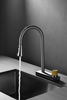 Sly Matte Black سحب صنبور المطبخ المنسحب لأسفل بخاخ