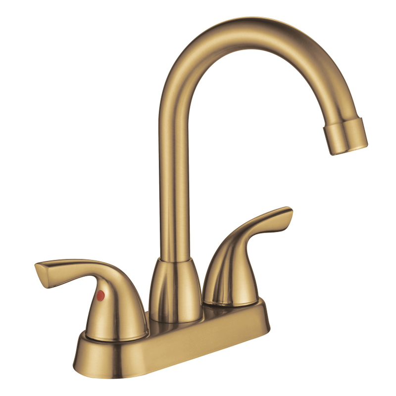 Sly Luxury Gold Modern Design مقبض مزدوج صنبور الحمام