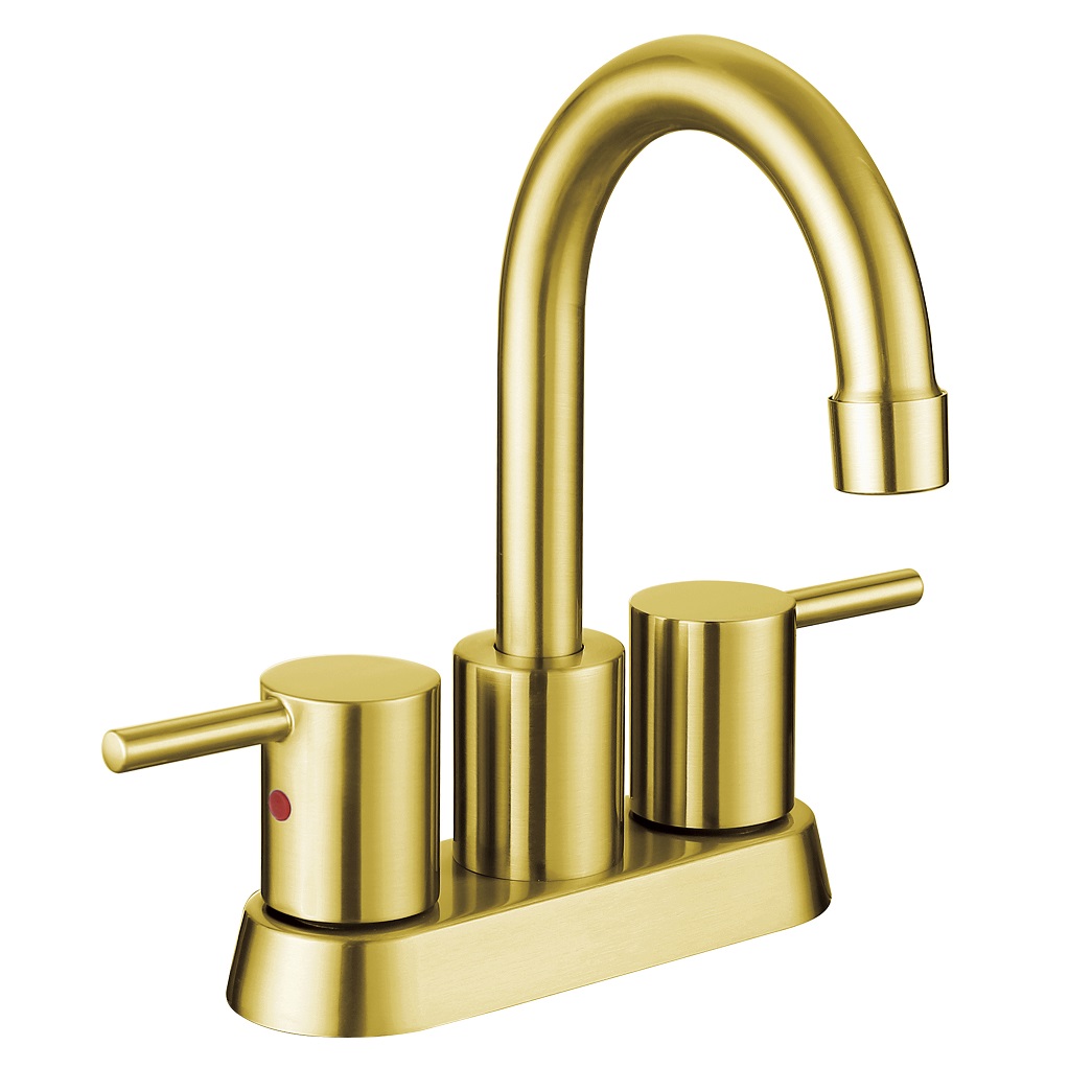 زنك زنك واحد مقبض غير لامع الحمام الأسود الصنبور الحديث