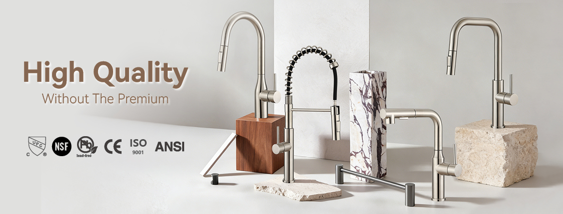 304 صنبور المطبخ الفولاذ المقاوم للصدأ